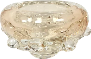 Art Glass Bowl by Josef Hospodka for Chribska Sklarna, 1960s