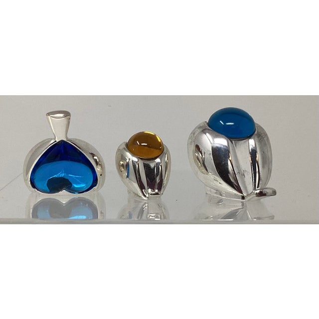 French Christofle France Collection of (3) Silverplate Miniature Paperweights For Sale - Image 3 of 4