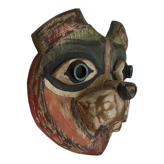 Tribal Mask (Depicting a Bear) For Sale