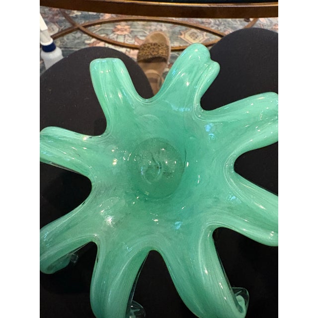 Heavy structural piece. Millennial shelf decor. Hand blown and sculpted. 6” H. 6” W. Handsome guy. Octopus getting lots of...