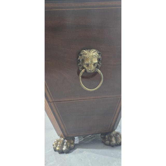 Inlaid Mahogany Wine Cooler by Edwards & Roberts For Sale - Image 6 of 18