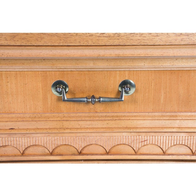 Wood Late 20th Century Stanley Furniture Art Deco Dresser For Sale - Image 7 of 11