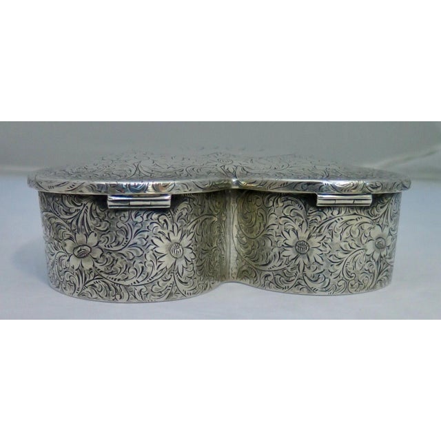 Early 20th Century Mother’s Day Sterling Silver Jewel Box For Sale - Image 10 of 12