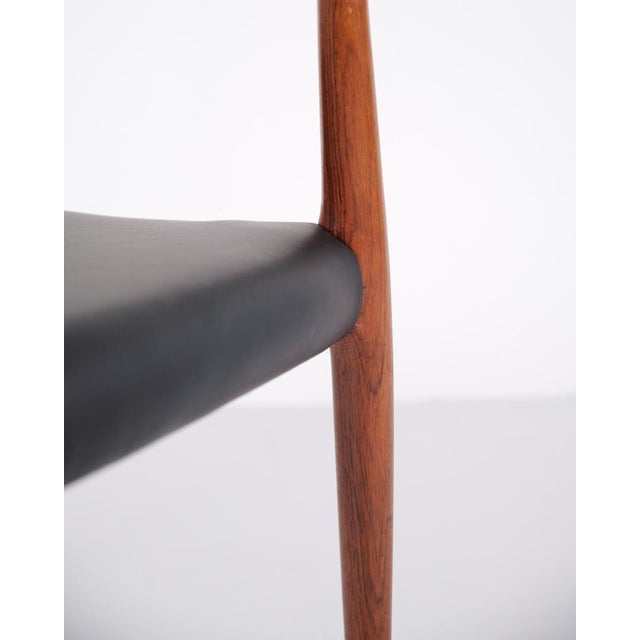 Vintage Model 78 Dining Chairs in Rosewood by N.O.Møller, 1960s, Set of 4 For Sale - Image 11 of 15