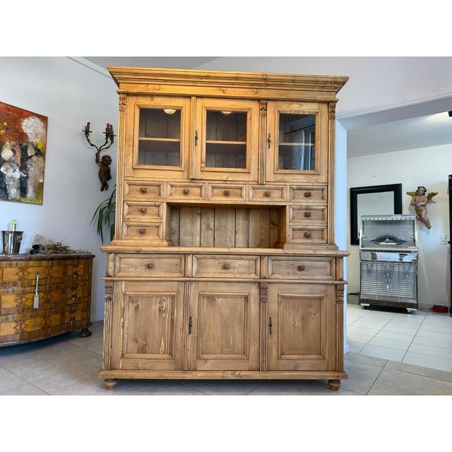 Gründerzeit Kitchen Sideboard, Farmhouse Cupboard, Farmhouse Sideboard D2818 For Sale - Image 18 of 18