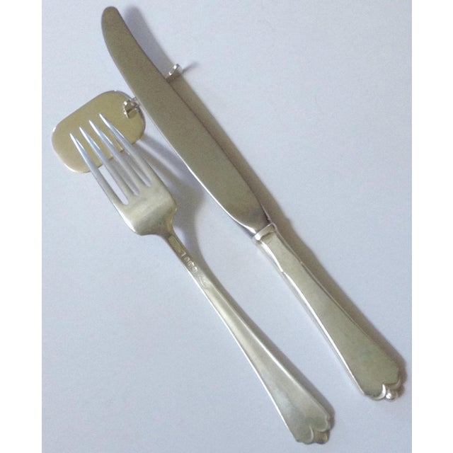 Lappas Silver Knife/Fork Rests, Set of 8 Chairish