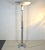 Metal French Aluminum, Glass, and Copper Floor Lamp, 1940s For Sale - Image 7 of 8
