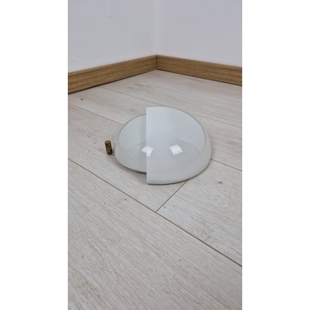 Artemide Small Mania Wall Lamp in Glass by Vico Magistretti for Artemide, 1960s For Sale - Image 4 of 12