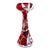 Antique Art Nouveau Cranberry Glass & Silver Overlay Vase For Sale
