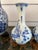 Pair Petite Vintage Delft Vases Blue & White Windmilll Hand Painted Bud Vases For Sale - Image 16 of 18