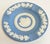 Wedgwood Vintage Blue English Wedgwood Jasperware Ashtray or Trinket Dish For Sale - Image 4 of 5