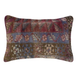 16"x24" Traditional Cushion Cover. Handmade Rug Pillow. Vintage Throw Pillow For Sale