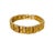 Napier Vintage Napier Gold-Tone Nugget Link Bracelet | Mid-Century Textured Geometric Statement Jewelry For Sale - Image 4 of 8