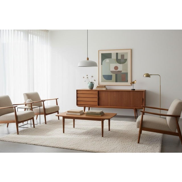 Teak Model 18 Sideboard by Gunni Omann for Omann Jun Møbelfabrik, 1960s For Sale - Image 12 of 14