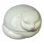 1977 Tiffany & Co Porcelain Sleeping Cat Trinket Box For Sale