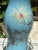 1960s Chinese Painted Lamp With Custom Made Silk Velvet Shade. For Sale In San Diego - Image 6 of 12