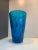 Contemporary 2020s Italian Blue Crystal Handmade Cut Vase For Sale - Image 3 of 12