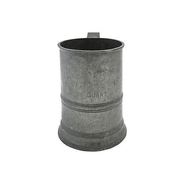 Antique English Pewter Ale Tankard For Sale In Los Angeles - Image 6 of 6