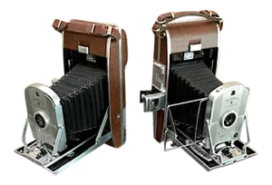 Vintage Polaroid First Generation Camera, Bookends. - A Pair