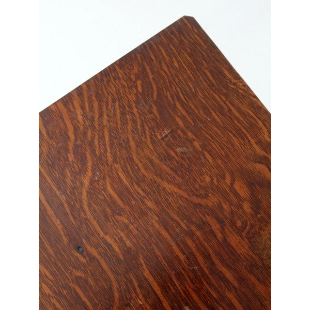 Early 20th Century Antique Wooden "Clipper" Folding Table For Sale - Image 5 of 11