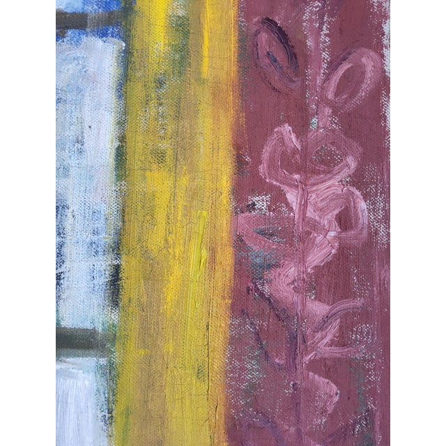 1947 Interior Oil Painting on Linen by Swedish Artist Ulla Borgstrom For Sale - Image 4 of 17