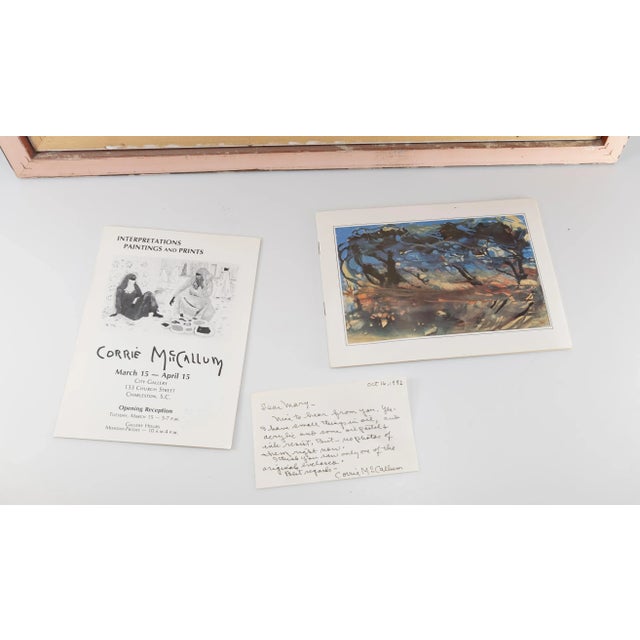 1990's Contemporary Modern Abstract Painting by Corrie McCallum of Charleston For Sale - Image 12 of 12