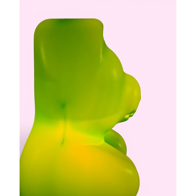 Large Pop Art Green Gummy Bear Lamp from Messow, Germany, 1980s For Sale - Image 9 of 11