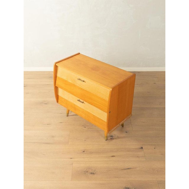 Mid-Century Shoe Cabinet in Two Tone Veneer, 1950s For Sale - Image 4 of 9