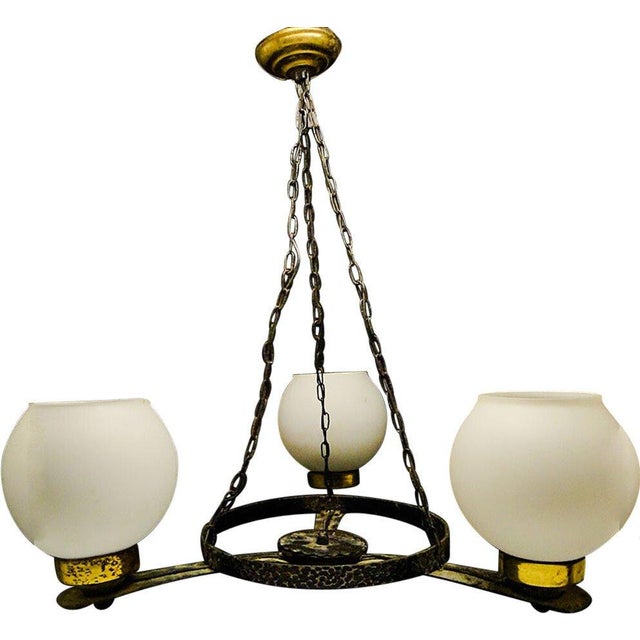 Metal Mid-Century Modern Pendant Lamp, 1970s For Sale - Image 7 of 7