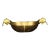 Vintage Brass Bowl With Unicorn Handles For Sale