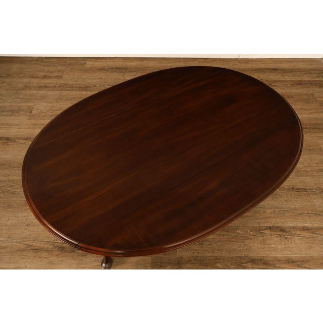 Ethan Allen Ethan Allen Queen Anne Style Cherry Drop Leaf Coffee Table For Sale - Image 4 of 18