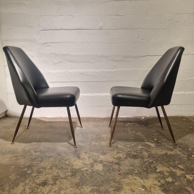 Arflex Campanula Armchairs by Carlo Pagani for Arflex, 1950s, Set of 2 For Sale - Image 4 of 16