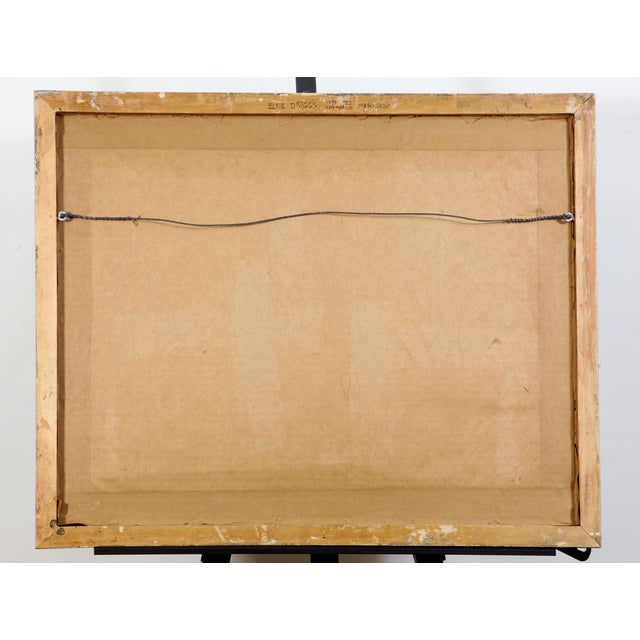Abstract Original Mid-Century Abstract Watercolor Painting, Attrib. Elsie Driggs – Musical Instruments For Sale - Image 3 of 6