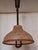 Vintage Adjustable Ceiling Lamp with Beige Marbled Plastic Shade and Beechwood Rim, 1970s For Sale - Image 6 of 9