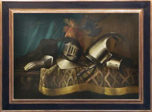 Maximilian Ciccone, Italian Still Life with Armature, 2008, Oil on Canvas, Framed