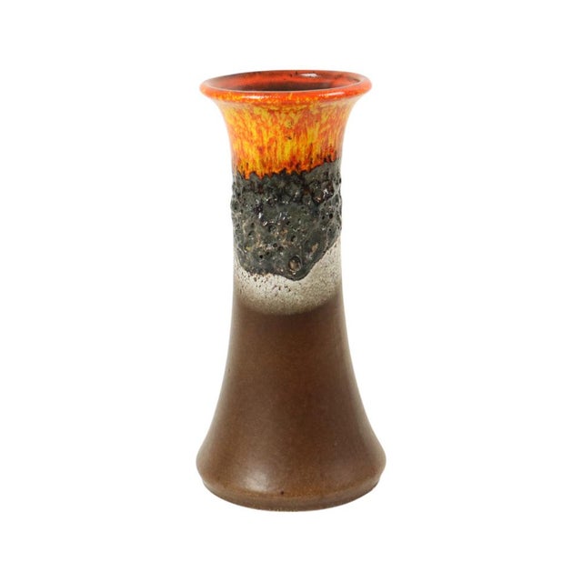 Vintage Fat Lava Vase from Jasba, West Germany, 1960s For Sale - Image 4 of 11