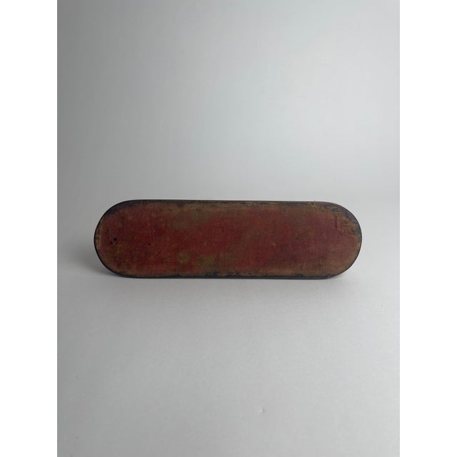 19th Century Victorian Desk Pen Rest With Brass Mounts For Sale - Image 4 of 4