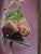 Wood Version 3 by 3rd Version (Ben Patterson) | Oil on Cradled Wood Panel Surreal landscape with a creature and mushroom. For Sale - Image 7 of 10