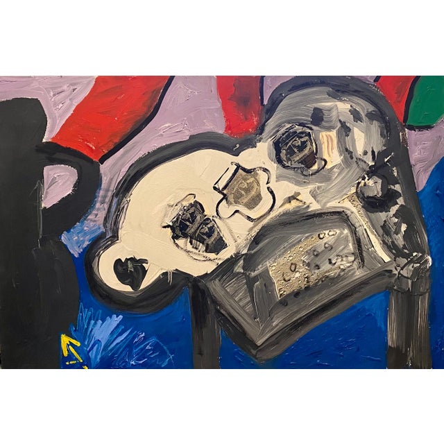 Sheila Elias, Oil Painting Photo Collage Assemblage Feminist Pop Art Miami Artist Sheila Elias, 1992 For Sale