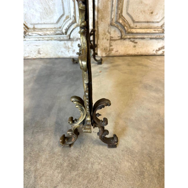 Antique French Fire Screen, 1900s For Sale - Image 6 of 9