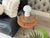 Brown Mid-Century Modern-Style Walnut Wood and Glass "Unison" Side Tables by Design Within Reach For Sale - Image 8 of 16