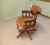 Swivel Desk Chair in Leather For Sale - Image 3 of 8