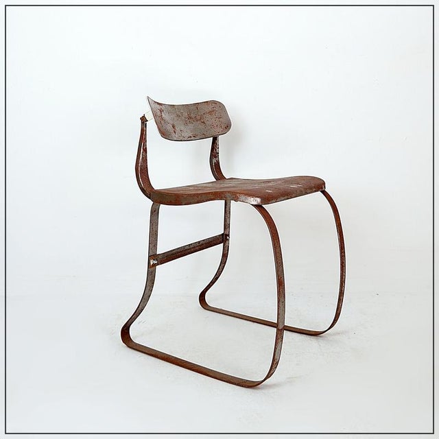 Vintage Industrial Health Chair, 1930s For Sale - Image 15 of 15