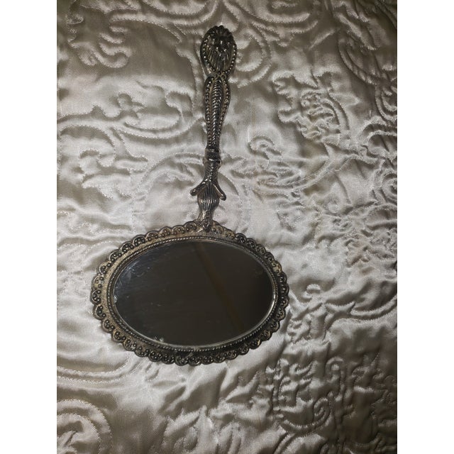 Antique HandHeld Vanity Mirror Chairish