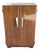 Mid-Century German Two-Door Cabinet on Casters in Walnut, 1950s For Sale