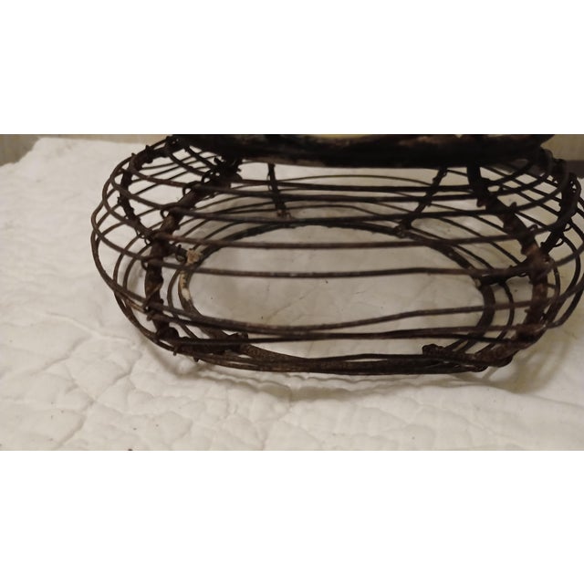 French Provincial Antique French Pedestal Urn Caged Glass Twisted Wire Vase Late 19th Century For Sale - Image 3 of 11