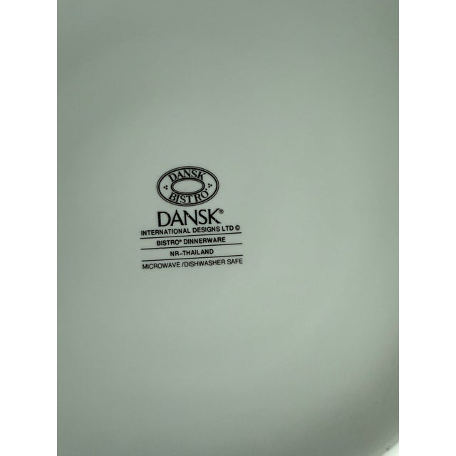 Set of Green Dansk Bistro Dinner Plates For Sale - Image 12 of 12