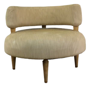 Unique Mid Century Modern Club Chair With Tapered Legs