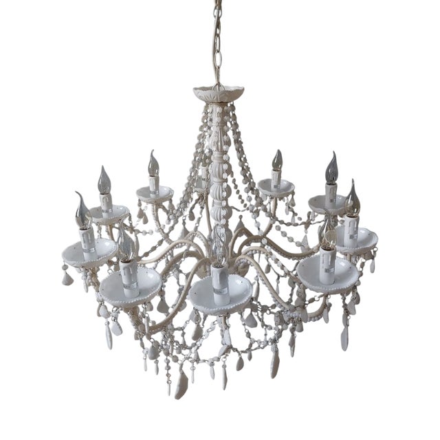Vintage Ten-Arm Chandelier, 2010s For Sale