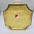 Brass Vintage Hexagonal Brass Umbrella Stand — Tall Tapered Lacquered Brass For Sale - Image 8 of 10